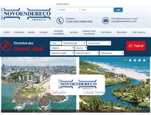 Tablet Screenshot of novoendereco.com.br